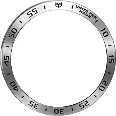 Zdjęcie produktu dla INF Pierścień ze stali nierdzewnej do Samsung Galaxy Watch8 Classic 46 mm srebrny + czarny