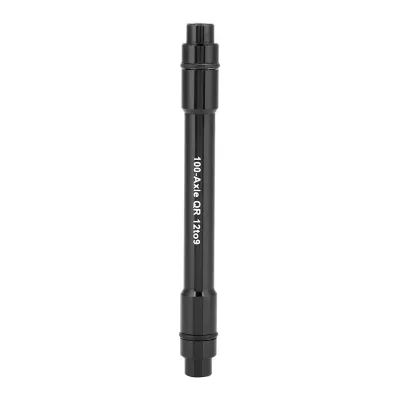 Obrázek produktu pro Adaptér na průchozí osu jízdního kola, rychloupínák 12 mm na 9 mm, černý, hliníkový adaptér