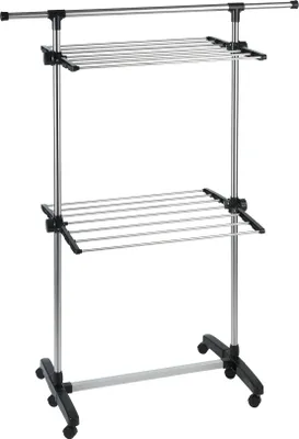 Zdjęcie produktu dla Suszarka na pranie ze stali nierdzewnej, 77-120 cm