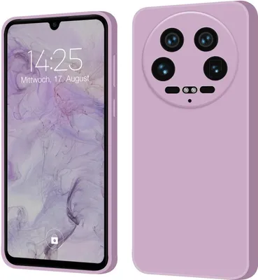 Produktbild von Hülle für Xiaomi 14 Ultra Case Cover Bumper Silikon Softgrip Schutzhülle Farbe: Lila