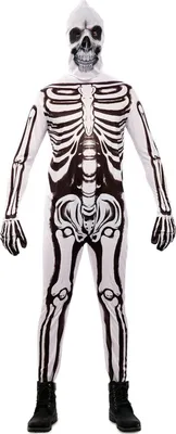 Produktbild von Skelett Kostüm Mr. Bones Halloween für Herren