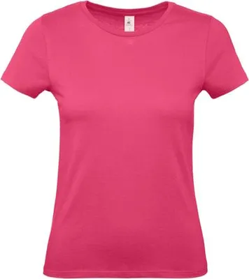 Obrázek produktu pro Dámské tričko s krátkým rukávem - B&C #E150/W - fuchsia - velikost L