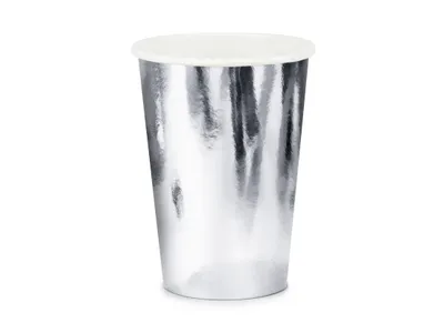 Zdjęcie produktu dla PartyDeco KPP35-018-EU1, 220 ml, Papier, Srebrny, 75 mm, 75 mm, 130 mm