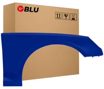 Obrázek produktu pro BLU Blatník náhrada pro Audi A4 B9 S4 LX5Q Pravý Modrá ScubaBlau | 2015-2019 | Přední | Lakovaný | Připravený k montáži, Obrázek vytvořený pomocí AI