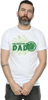 Produktbild von Marvel - "Incredible Dad" T-Shirt für Herren BI43478 (M) (Weiß)