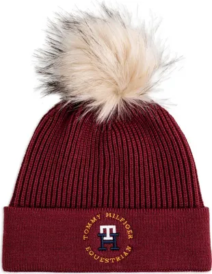 Obrázek produktu pro Tommy Hilfiger Equestrian dámská čepice Vancouver Pompom rouge HW/24, velikost:onesize