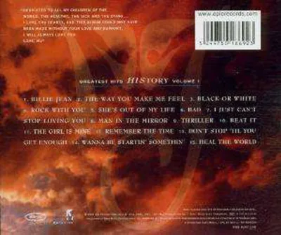 Image de Michael Jackson Greatest Hits History Volume 1