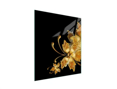 Immagine prodotto di Tagliere in vetro 45x52 oro