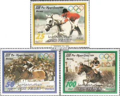 Produktbild von Briefmarken Südjemen (Demokrat. Rep.) 1983 Mi 312-314 (kompl.Ausg.) postfrisch Olympische Sommerspiele 84