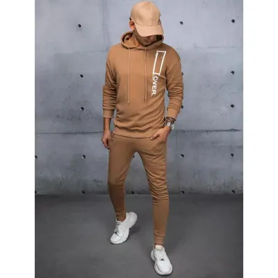 Imagen del producto de Conjunto de chándal para hombre AGUSTIN, color marrón, talla L