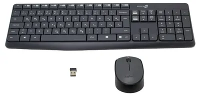Immagine prodotto di Logitech Mk235 Kit Mouse E Tastiera Wireless Wifi Layout Qwertz Slo Hr Ba Rs Me