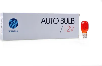 Produktbild von 10x Glühlampen M-TECH WY16W T15 16W W2.1x9.5d AMBER 12V