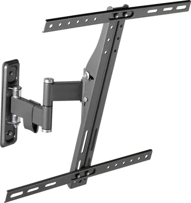 Zdjęcie produktu dla ViVanco™WM 4725, 119,4 cm (47"), 200 x 200 mm, 400 x 400 mm, -3 - 15°, -90 - 90°, Czarny