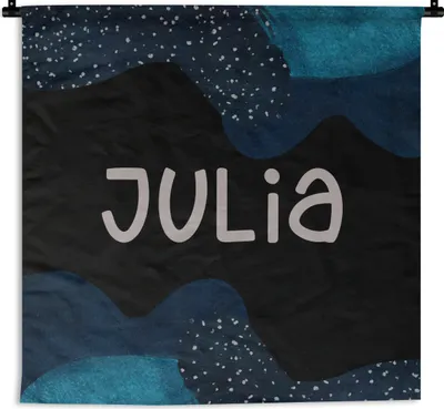 Produktbild von MuchoWow® Wandteppich Wandbehang Julia - Pastell - Mädchen 150x150 cm Tapisserie Dekoration Wandtuch - Wohnaccessoires - Modernes
