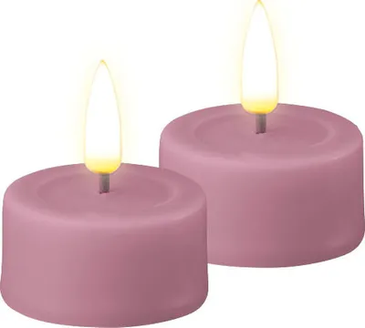 Produktbild von Deluxe Homeart LED Kerze Lavendel Teelicht