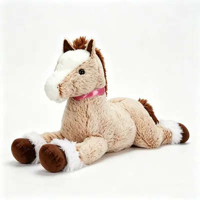 Produktbild von Pferd Kuscheltier 55 cm Liegendes Plüschtier Weiches Körperkissen