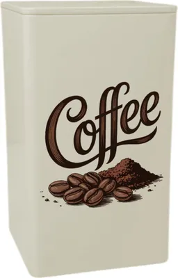 Produktbild von Coffee VorratsDose 900ml für Kaffee im Vintage-Stil