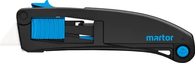 Produktbild von MARTOR Sicherheitsmesser SECUPRO MAXISAFE mit Keramikklinge und Klingenrückzug Profi Cuttermesser Rechts- & Linkshänder