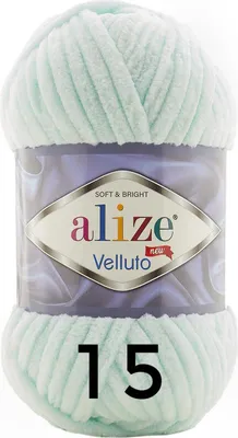 Produktbild von Alize Velluto, 100g/68m 15 water green