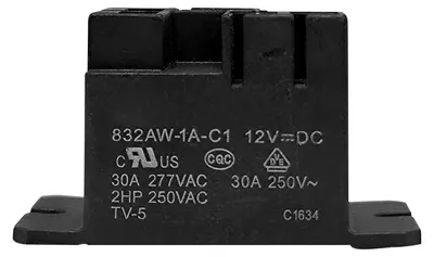 Leistungsrelais 12 V DC, 30 A, 250 V AC, 832AW-1A-F-C1