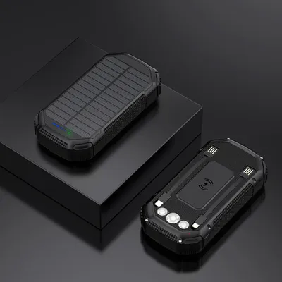 Produktbild von BOT Solarstrombank SP3 1 Platte 30000mAh schwarz