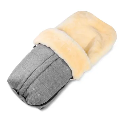 Produktbild von Fellhof Lammfell Fußsack Aspen, Farben:Graphit-Melange