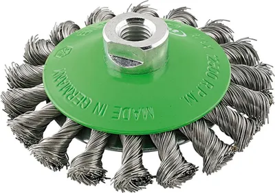 Produktbild von Format Kegelbürste rostfrei M14 gezopft 115x0,35mm