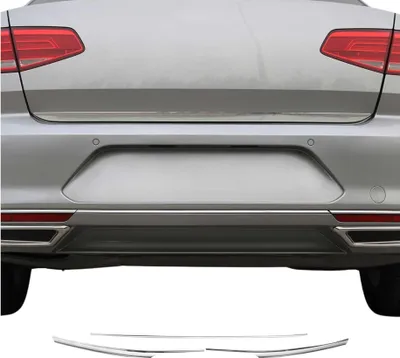 Image de Moulure de Pare-chcos Arrière pour VW Passat Berline Break 2015-2021 acier 3Pcs
