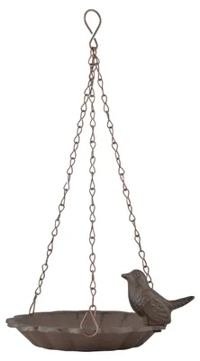 Vogeltränke-Gusseisen-Hängend-Wasserbad