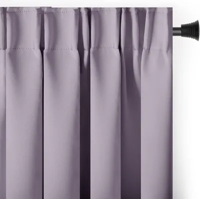 Produktbild von Gardine Kräuselband Multifunktionsband 285x250 cm Rosa Pink Vorhang Einfarbig Verdunklungsvorhang Aufhängung Pleat