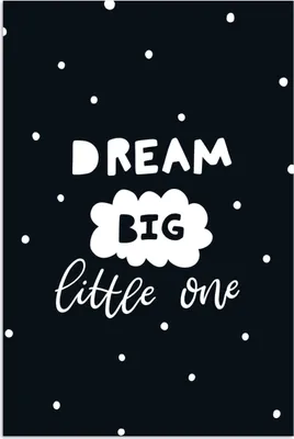 Produktbild von MuchoWow® Poster Zitat - Traum - Kind - Jungen - Mädchen - Baby 40x60 cm - Plakate für die Wand - Poster Babyzimmer