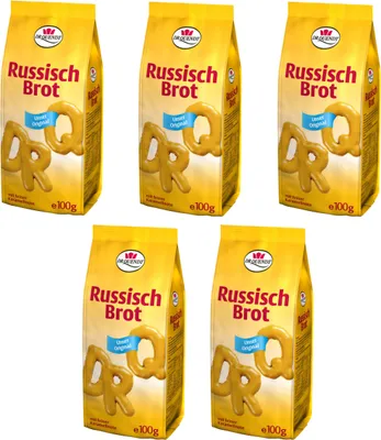 Immagine prodotto di Dr Quendt Pane russo croccante lettera biscotti 100g confezione da 5