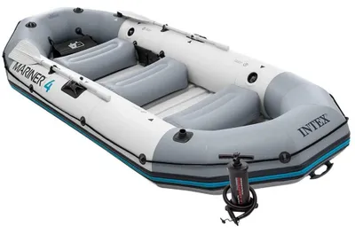 Produktbild von INTEX 68376NP - Schlauchboot-Set - Mariner 4 (inkl. Paddel u. Pumpe)