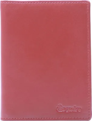 Image de Esquire étui pour carte d'identité Silk 02 Passport Case Red rouge foncé