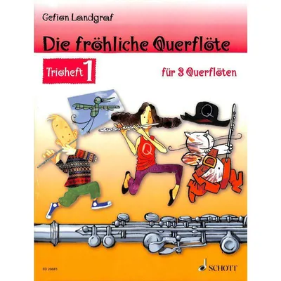 Produktbild von Die fröhliche Querflöte Trioheft 1