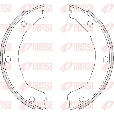 Produktbild von REMSA 4730.00 Handbremsbeläge für FORD Escort VI Cabrio (ALL) Handbremse