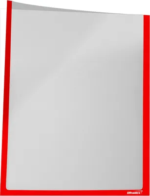 Produktbild von Infotasche für DIN A3 hoch selbstklebend VE= 1 Stück rot