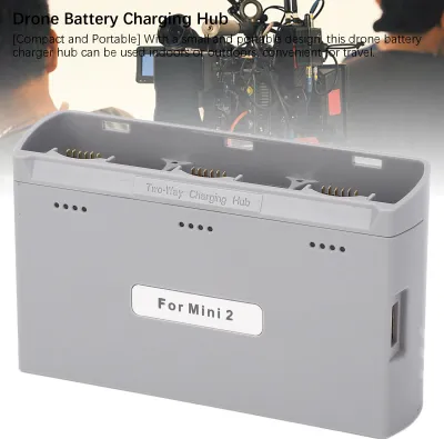 Image de Station de charge de batterie de drone, entrée à 2 voies, 3 connecteurs, chargeur pour Mini4K SE