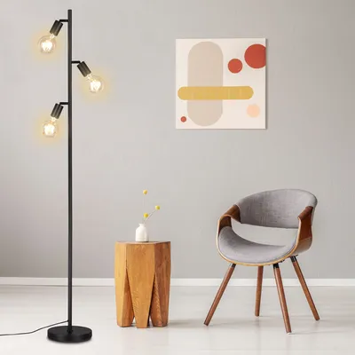 Immagine prodotto di Lampada da terra Briloner Kuglo 3xE27 10 W nero