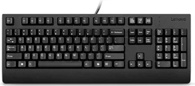 Produktbild von Lenovo Preferred Pro II USB (ES), Volle Größe (100%), Kabelgebunden, USB, Plunger key switch, Schwarz