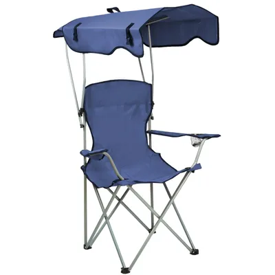 Image de Chaise de camping avec tente, chaise pliante, chaise de pêche, chaise de jardin, chaise de plage, couleur bleu marine