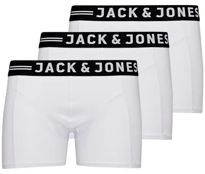 Produktbild von JACK & JONES Herren J&J Trunks Boxershorts 3er Pack Stretch Unterhose Größe: M