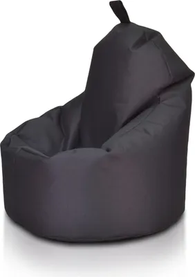 Produktbild von Ecopuf - Sitzsack Bean Bag Outdoor, 70 x 75 cm - Yoko Schwarz Nc14