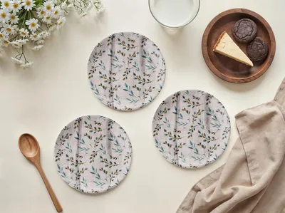 Produktbild von Hermia Concept, Hochwertiges Dessertteller-Set (6 Stück) aus 100% Keramik | 19,3 cm