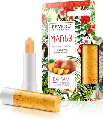 Produktbild von REVERS Feuchtigkeitsspendender und schützender Lippenbalsam-Stift - Mango 4 g