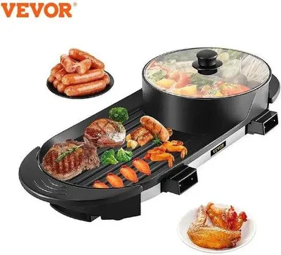 Produktbild von Elektrische 2in1 Grillpanne mit 5 Geschwindigkeitsstufen