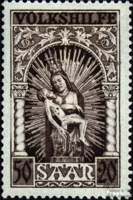 Produktbild von Briefmarken Saarland 1949 Mi 271 postfrisch Volkshilfe:Gemälde (I)