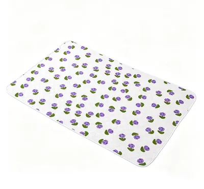 Produktbild von Wasserdichte Inkontinenzauflagen 86 x 132 cm, 1 Stck, Hochabsorbierend, Waschbar Bis Zu 500 Mal, Für Betten Sofa Haustiere Und Senioren