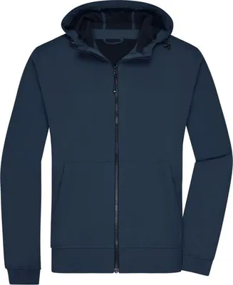 Produktbild von Softshelljacke mit Kapuze im sportlichen Design navy/navy, Gr. XL
