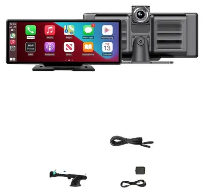 Zdjęcie produktu dla Rejestrator samochodowy, rozdzielczość 4K, podwójny obiektyw, T80D-GPS, bez c